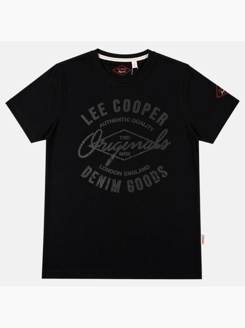 Lee Cooper - T-shirt uomo LEE COOPER a maniche corte Nero - Kiabi
