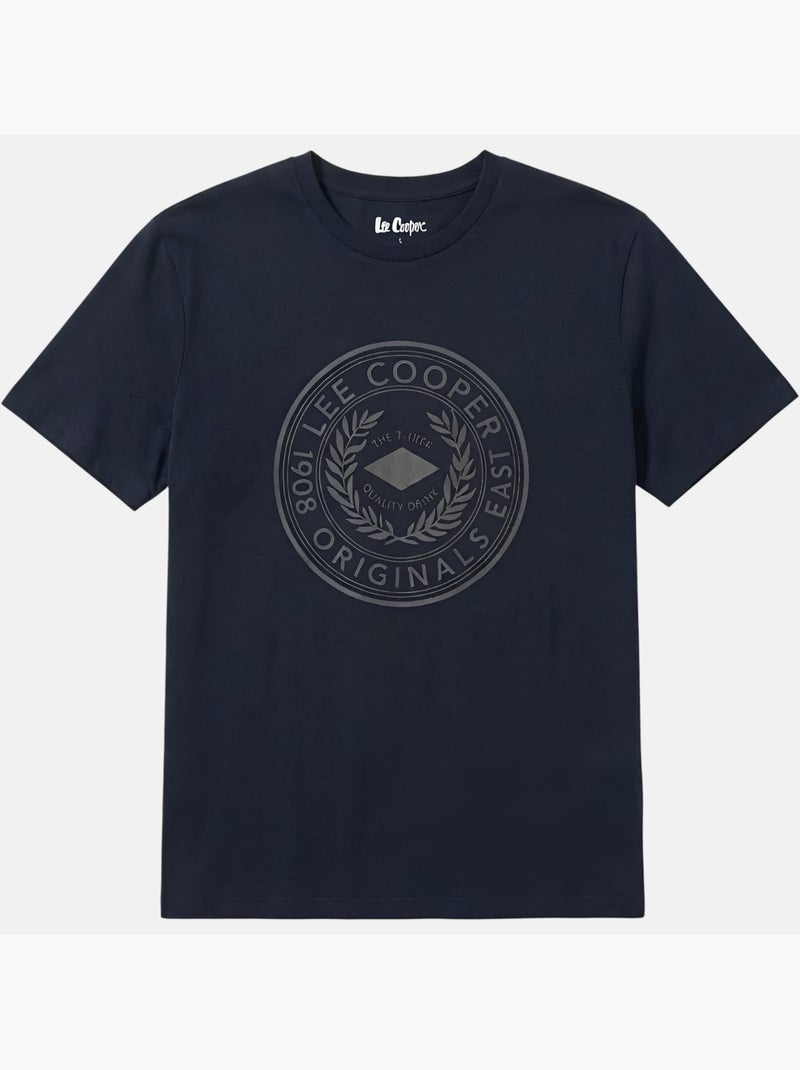 Lee Cooper - T-shirt uomo nero maniche corte con logo embossato Nero - Kiabi
