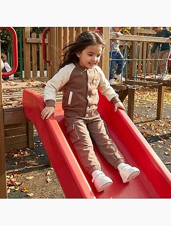 Lee Cooper - Tuta sportiva bambina con una giacca a maniche lunghe e un pantalone jogging