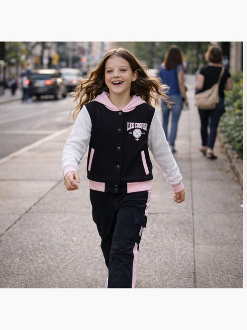 Lee Cooper - Tuta sportiva bambina con una giacca a maniche lunghe e un pantalone jogging - Kiabi