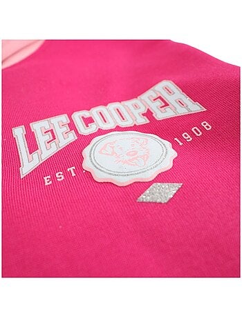 Lee Cooper - Tuta sportiva bambina con una giacca a maniche lunghe e un pantalone jogging
