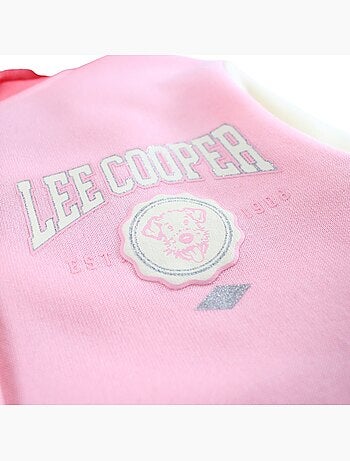 Lee Cooper - Tuta sportiva bambina con una giacca a maniche lunghe e un pantalone jogging