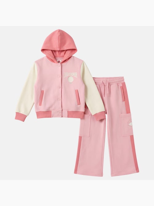 Lee Cooper - Tuta sportiva bambina con una giacca a maniche lunghe e un pantalone jogging - Kiabi