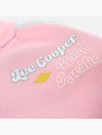 Lee Cooper - Tuta sportiva bambina una giacca a maniche lunghe e un pantalone jogging marca