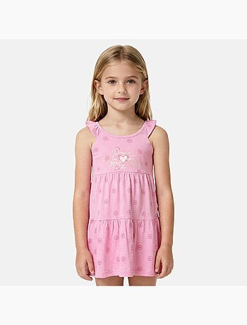 Lee Cooper - Vestito da bambina con spalline con volant