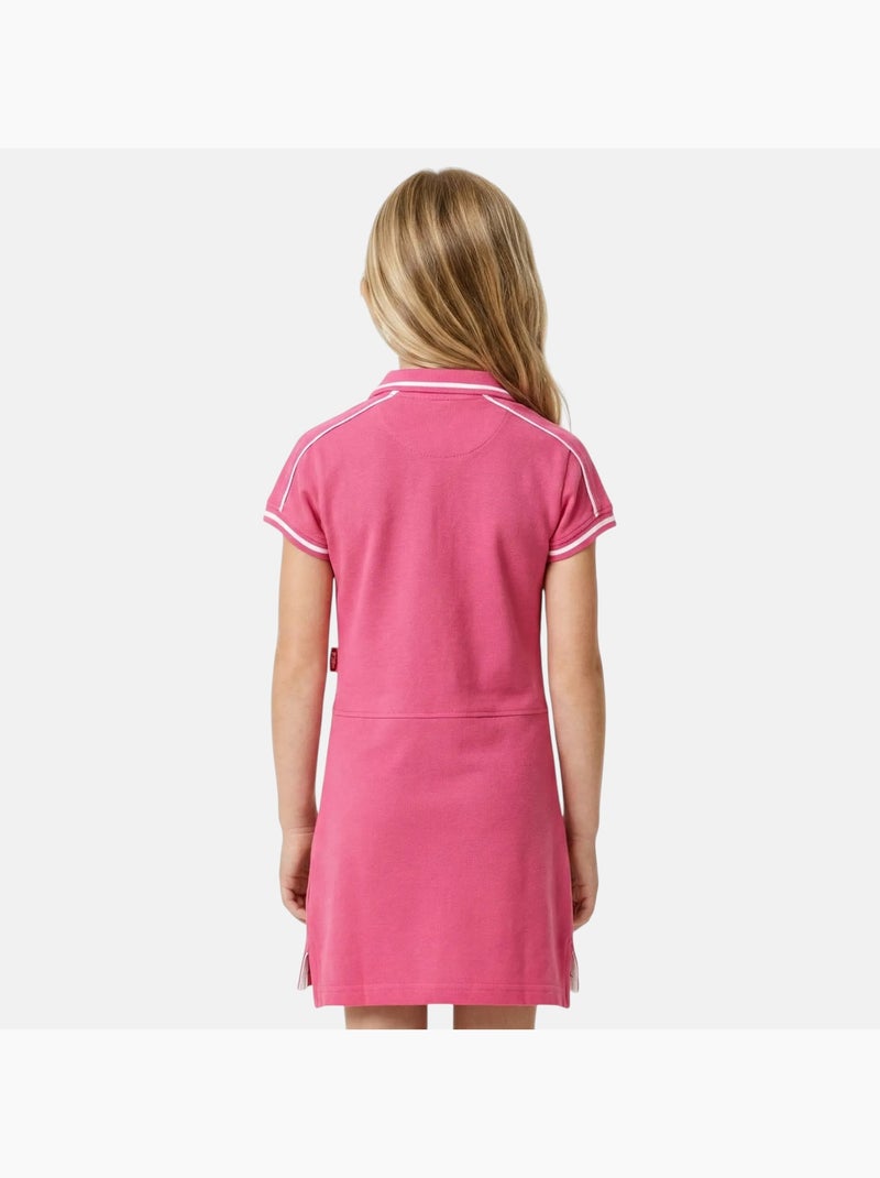 Lee Cooper - Vestito da bambina stile polo a maniche corte Rosa - Kiabi