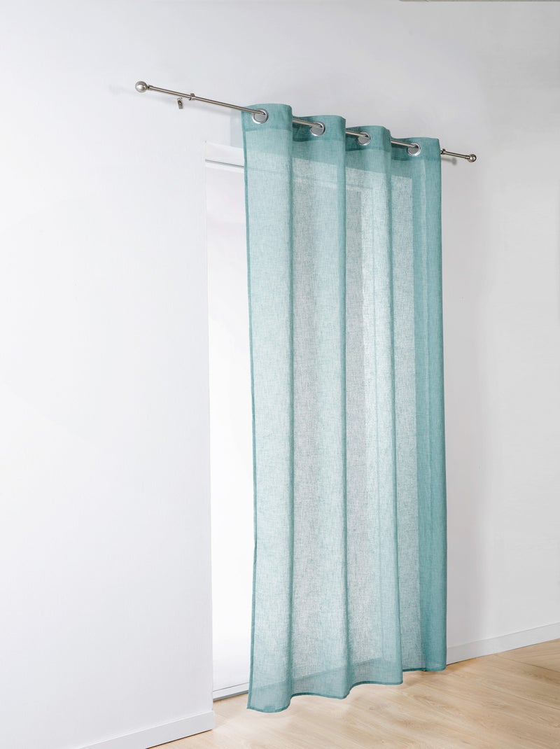 Leggera velatura con aspetto di lino Blu azzurro - Kiabi