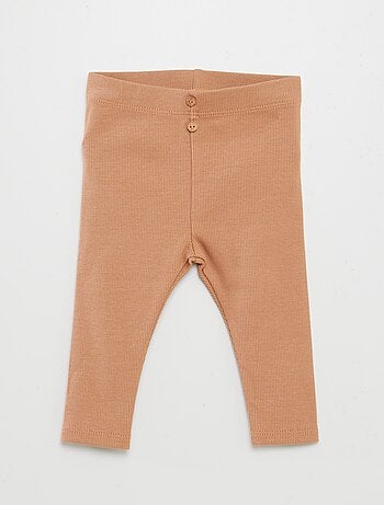 Legging a costine con bottoni