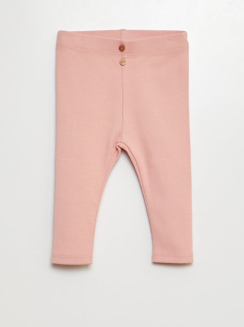 Legging a costine con bottoni - Kiabi