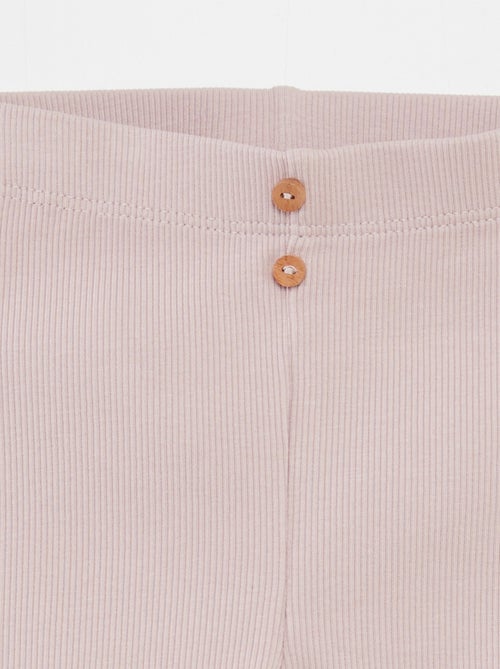 Legging a costine con bottoni - Kiabi