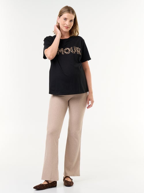 Legging bootcut premaman - Kiabi