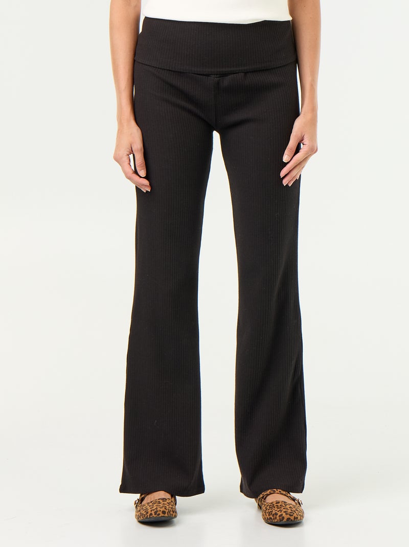 Legging bootcut premaman Nero - Kiabi