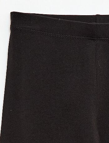 Legging corto a tinta unita