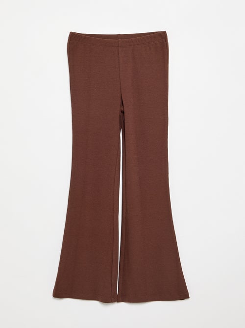 Legging flare in maglia a costine - Kiabi Legging flare in maglia a costine - Kiabi