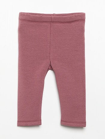 Leggings in felpa