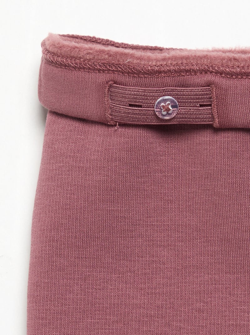 Legging in felpa Rosa - Kiabi