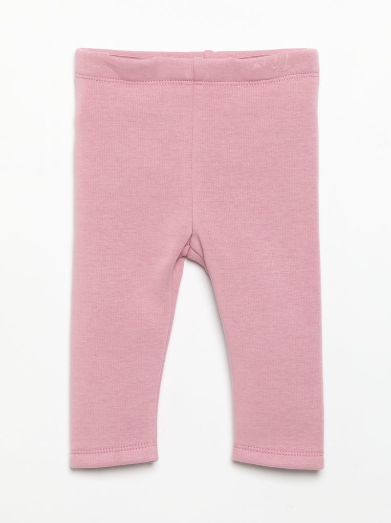Legging in felpa Rosa - Kiabi