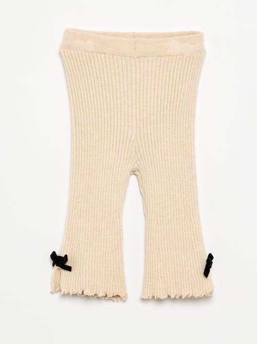 Legging in maglia compatta a costine - Kiabi Legging in maglia compatta a costine - Kiabi