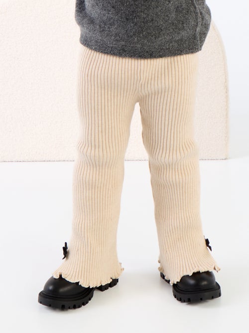 Legging in maglia compatta a costine - Kiabi Legging in maglia compatta a costine - Kiabi