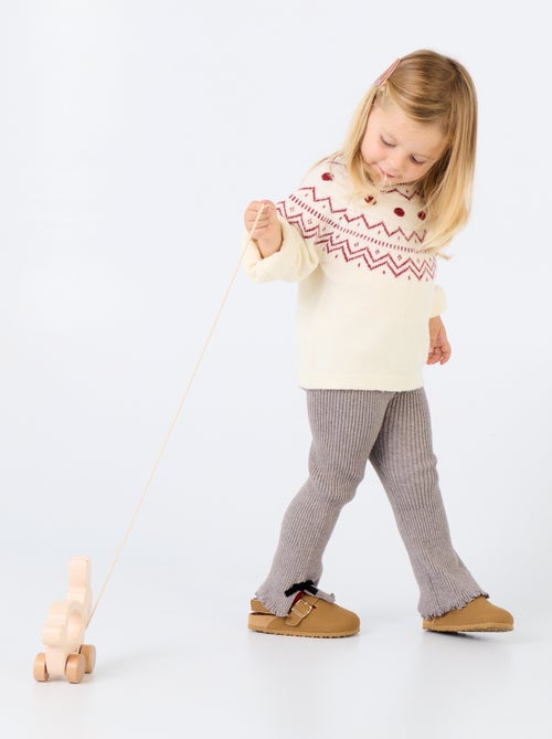 Legging in maglia compatta a costine - Kiabi Legging in maglia compatta a costine - Kiabi