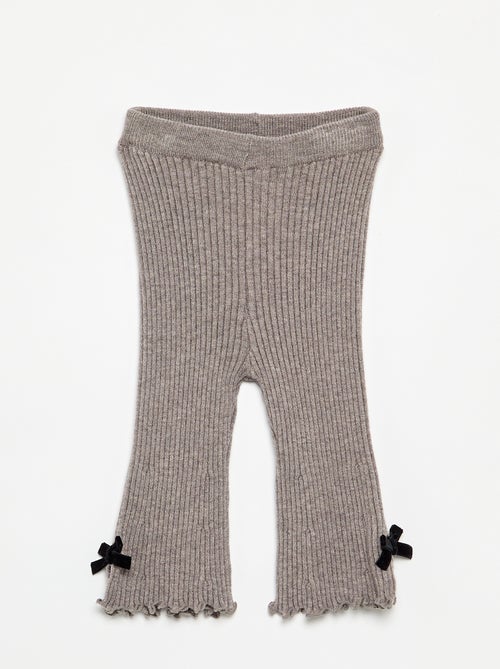 Legging in maglia compatta a costine - Kiabi Legging in maglia compatta a costine - Kiabi
