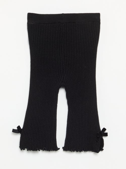 Legging in maglia compatta a costine - Kiabi Legging in maglia compatta a costine - Kiabi