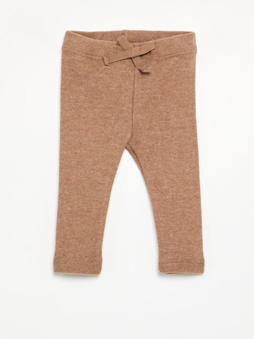 Legging in maglia doudou - Kiabi