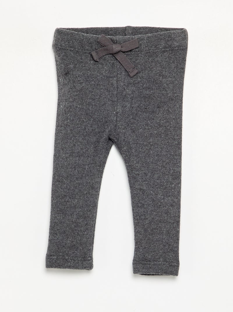 Legging in maglia doudou Nero - Kiabi