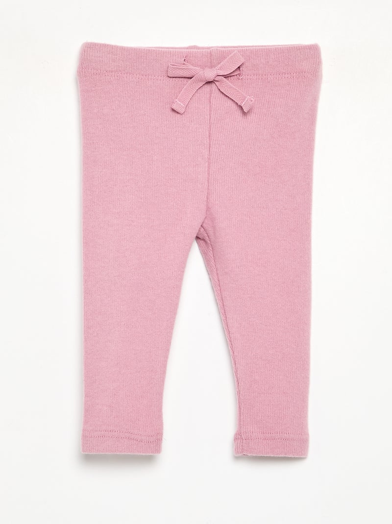 Legging in maglia doudou Rosa - Kiabi