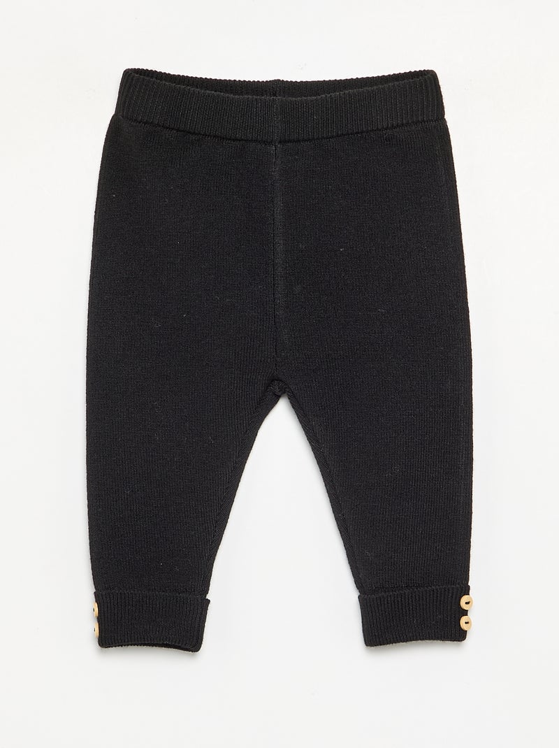 Legging in maglia Nero - Kiabi