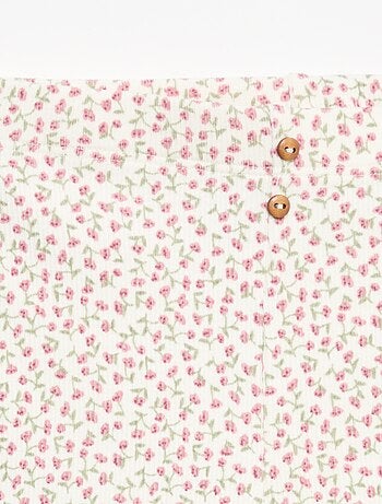 Legging lungo a costine fantasia