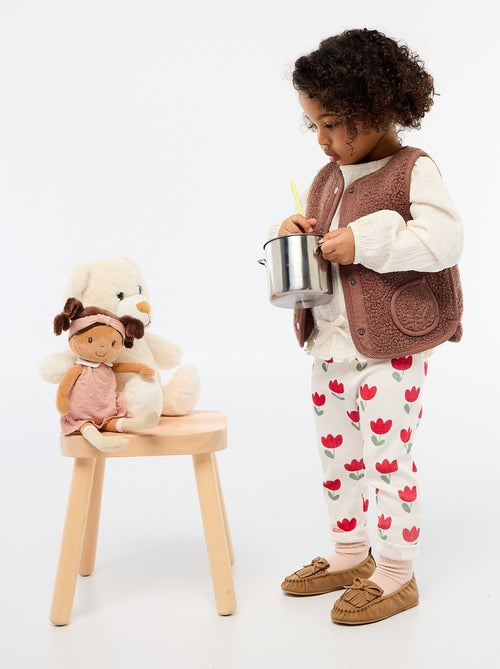 Legging lungo a costine fantasia - Kiabi