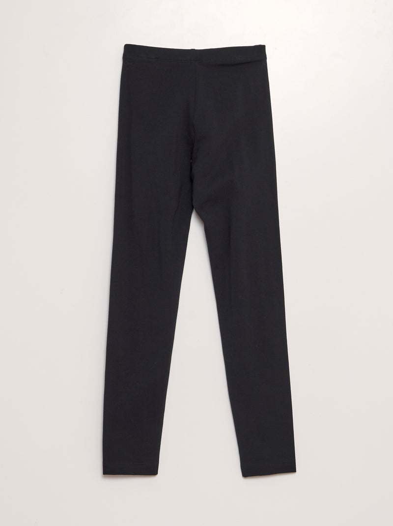 Legging lungo ed elasticizzato nero - Kiabi