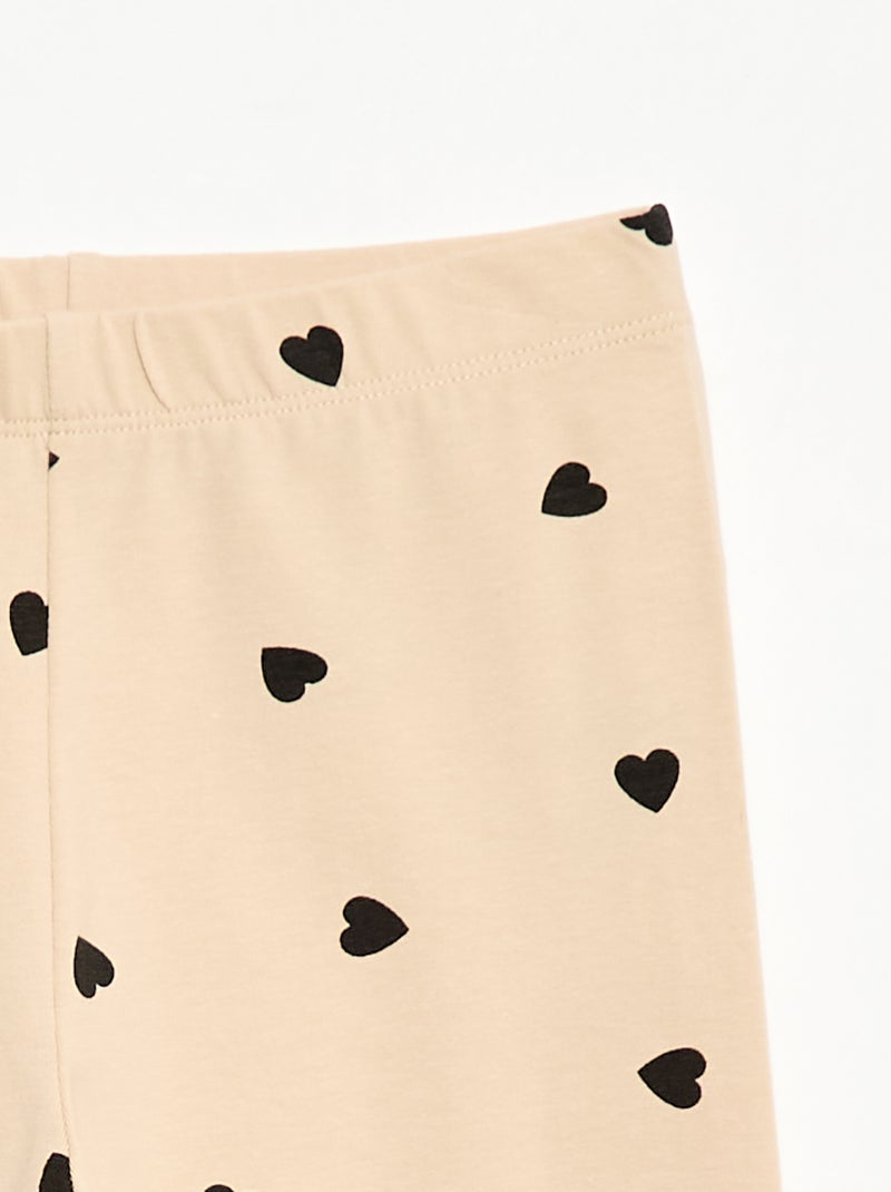 Legging lungo in jersey Beige - Kiabi