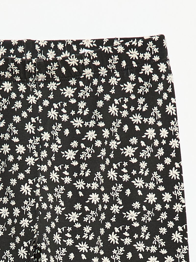 Legging lungo in jersey Nero - Kiabi