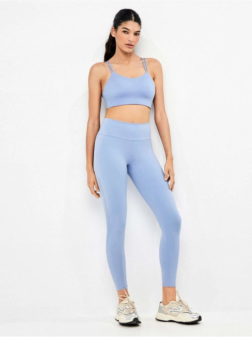Legging lungo realizzato in tessuto modellante che definisce e slancia - Kiabi Legging lungo realizzato in tessuto modellante che definisce e slancia - Kiabi