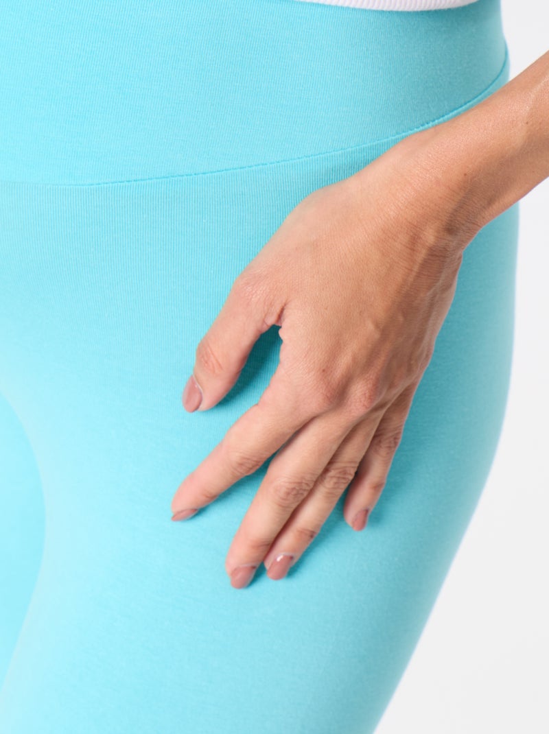 Legging lungo senza cuciture Blu - Kiabi