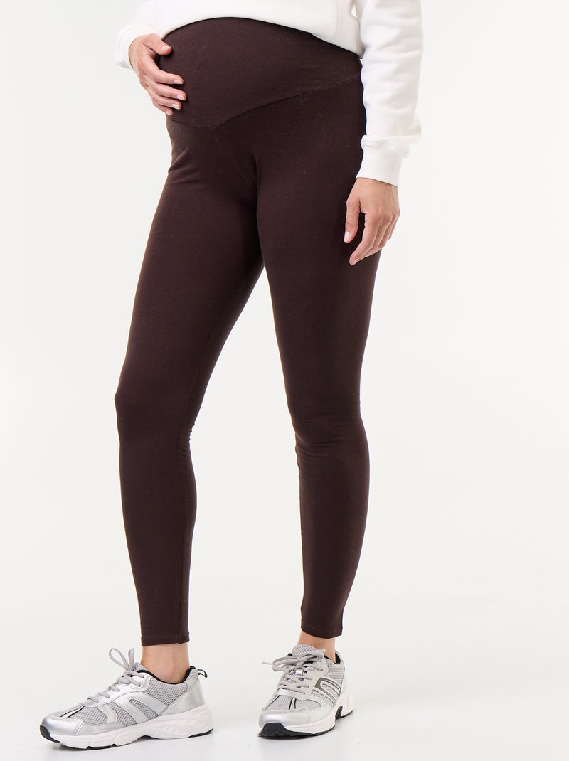 Legging lungo senza cuciture Marrone - Kiabi