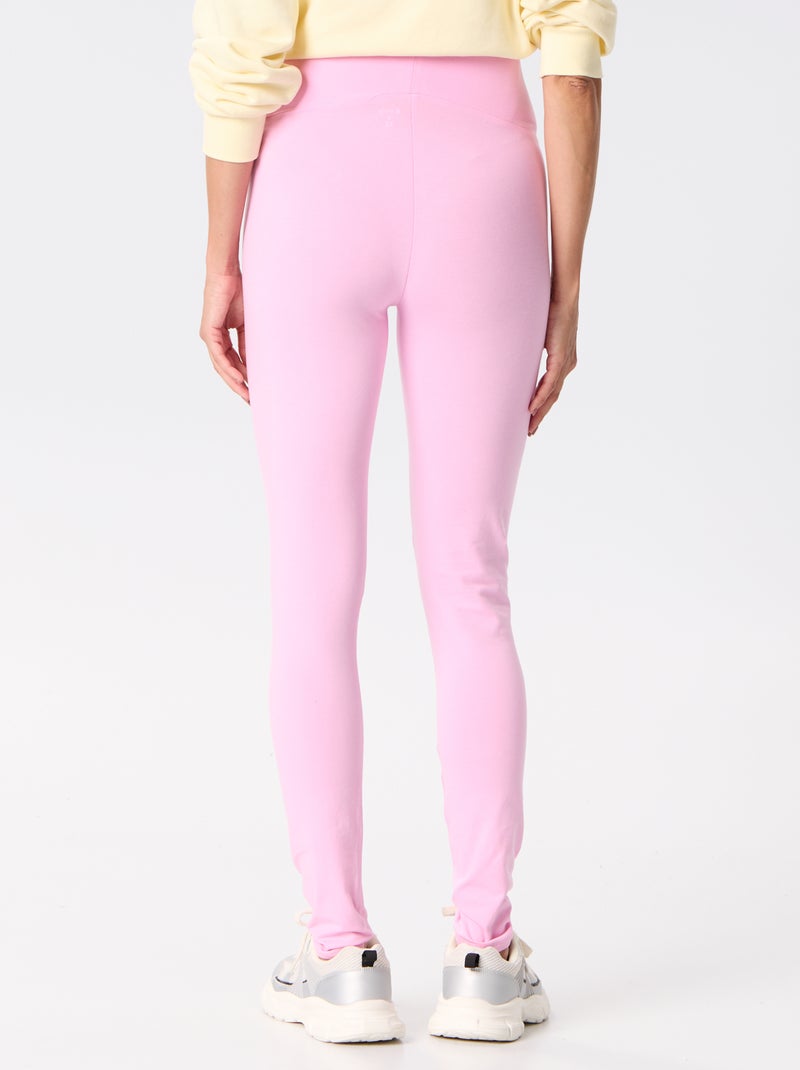 Legging lungo senza cuciture Rosa - Kiabi