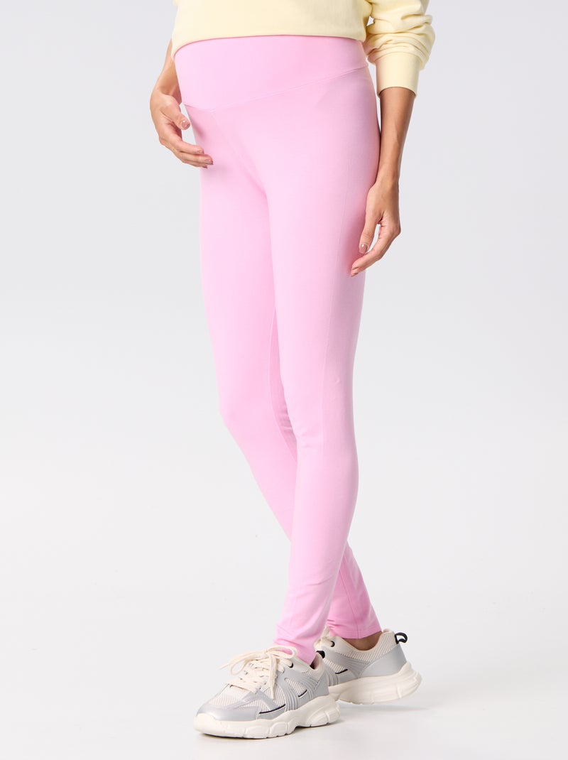 Legging lungo senza cuciture Rosa - Kiabi