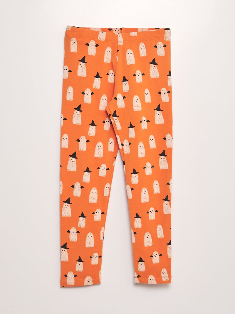 Legging pesanti con motivi - Halloween ARANCIONE - Kiabi