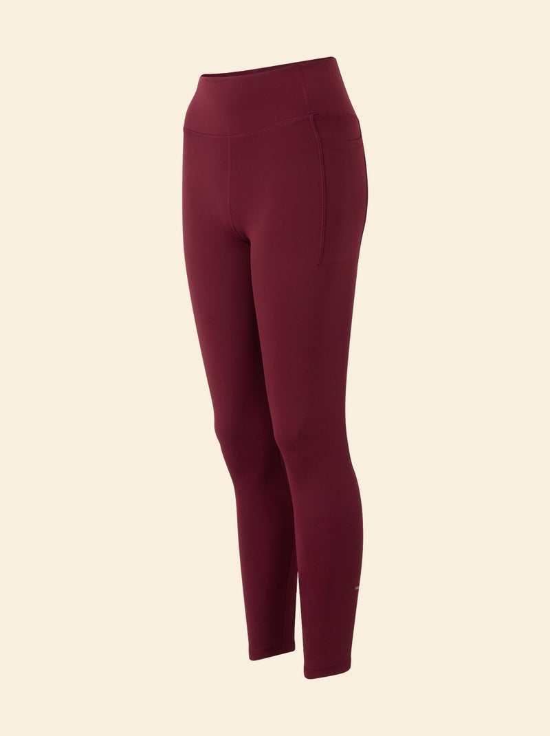 Legging sportivi con tasche - (ekstract) Bordeaux - Kiabi