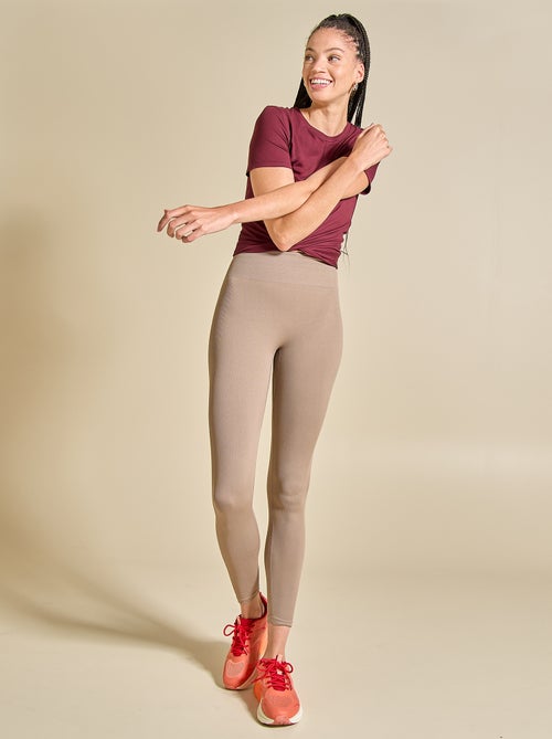 Legging sportivo a costine - (ekstract) - Kiabi
