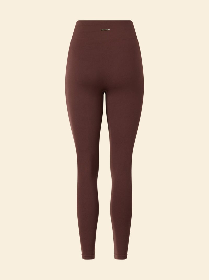 Legging sportivo a costine - (ekstract) Marrone - Kiabi