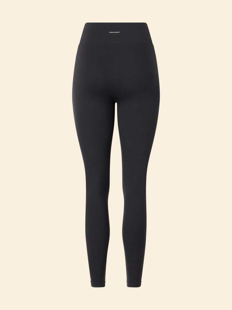 Legging sportivo a costine - (ekstract) Nero - Kiabi