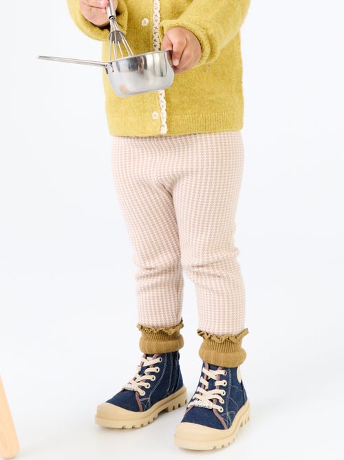 Legging stampato in maglia compatta - Kiabi