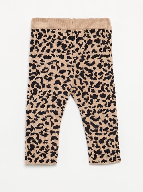 Legging stampato in maglia compatta - Kiabi