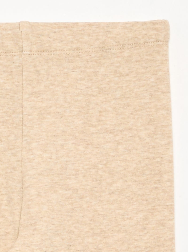 Legging tinta unita Beige - Kiabi