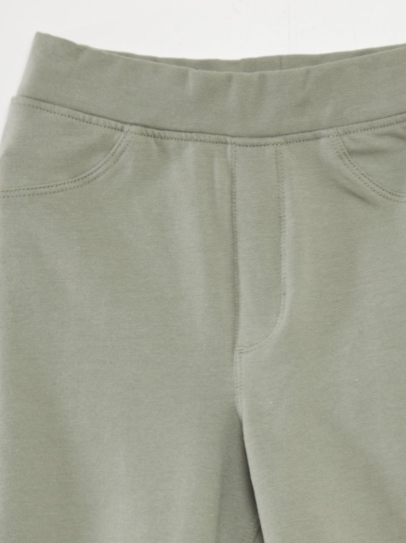 Legging tinta unita grigio - Kiabi