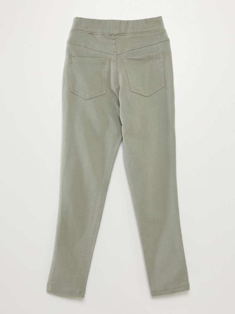 Legging tinta unita grigio - Kiabi